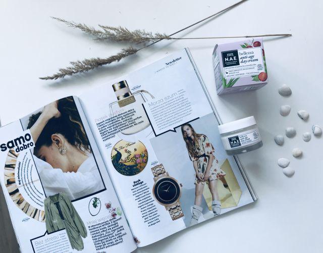 N.A.E. Naturale Antica Erboristeria. Krem do twarzy, Na dzień, Anti-Age, Organiczny olej z pestek winogron, Ekstrakt z aloesu i Kwas hialuronowy