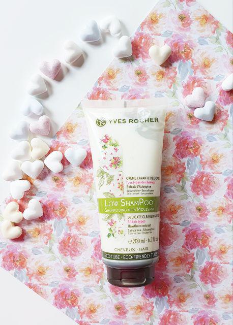 Yves Rocher Szampon do włosów, Low ShamPoo, Szampon w kremie