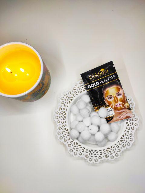 Efektima Maseczka do twarzy, Gold Peel-Off, Złoto & Kwas hialuronowy
