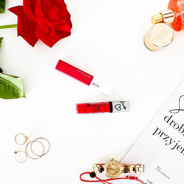 Czerwone matowe pomadki 