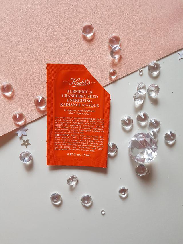 Kiehl's Turmeric & Cranberry Seed, Energizing Radiance Masque, Maska do twarzy, Z wyciągiem z kurkumy i nasionami żurawiny 