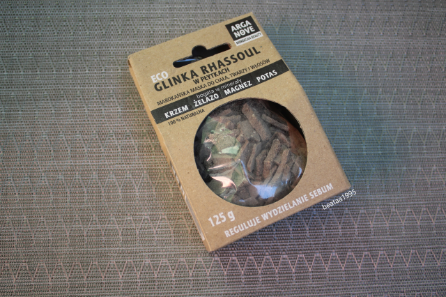 Arganove Moroccan Beauty, Glinka Rhassoul w płytkach, Do twarzy, ciała i włosów