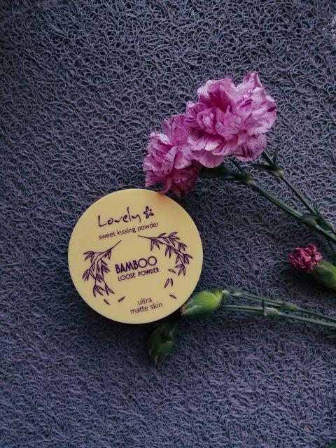 Lovely Puder do twarzy, Bambusowy, Bamboo Loose Powder