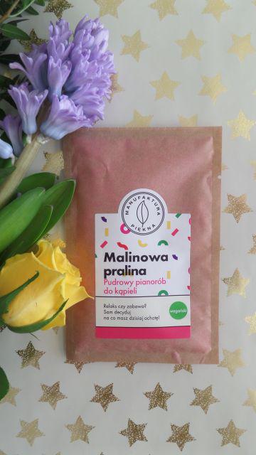 Marba Cosmetics Manufaktura Piękna, Pudrowy pianorób do kąpieli, Malinowa pralina