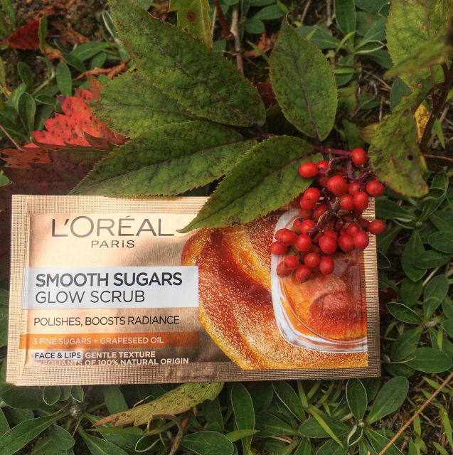 L'Oréal Smooth Sugars, Peeling do twarzy, Glow Scrub, Rozświetlający