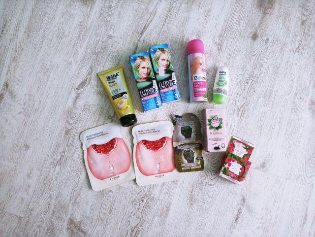 Kosmetyki kupione w czerwcu