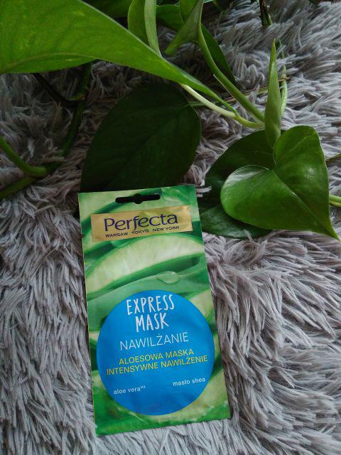 Perfecta Express Mask, Nawilżanie, Aloesowa maseczka do twarzy
