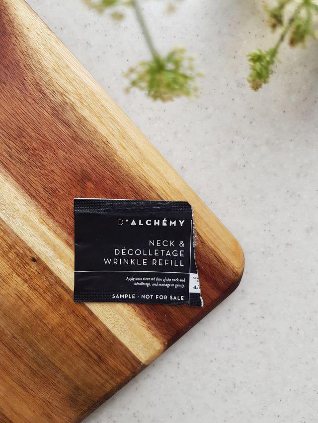 d'Alchemy Krem do szyi i dekoltu. Wypełniacz zmarszczek, Neck & décolletage wrinkle refill