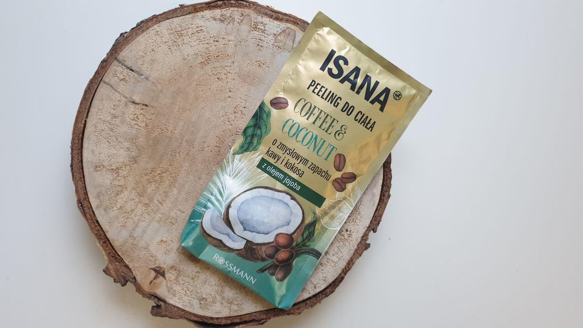 Isana Peeling do ciała, Coffee & Coconut, Z olejem jojoba