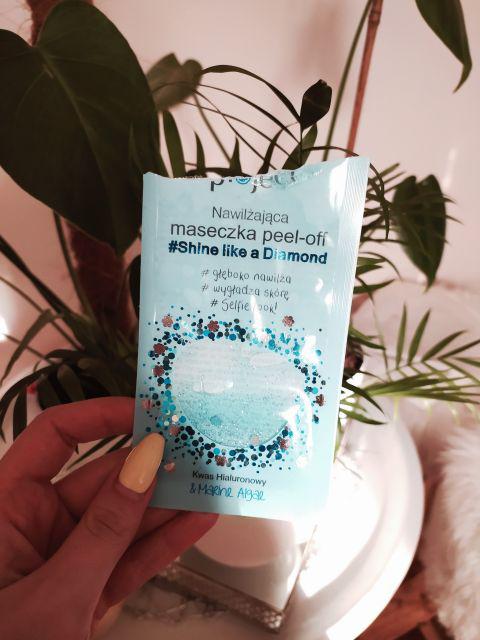 Selfie Project Maska do twarzy, Peel-off, Nawilżająca, #Shine like a Diamond