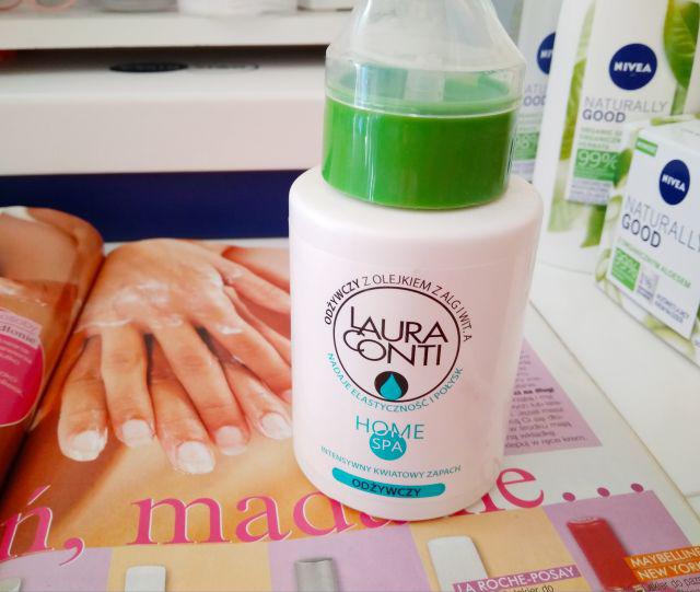 Laura Conti HOME SPA, Zmywacz do paznokci, Odżywczy, Z olejkiem z alg i wit. A