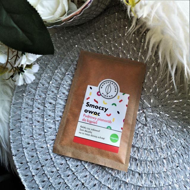 Marba Cosmetics Manufaktura Piękna, Pudrowy pianorób do kąpieli, Smoczy owoc