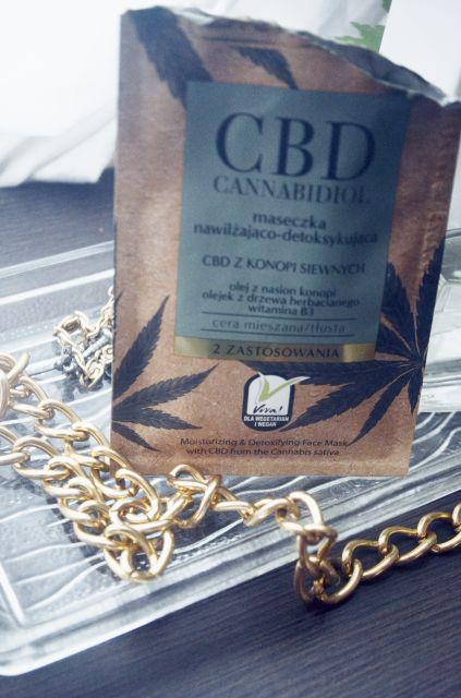 Bielenda CBD, Cannabidiol, Maseczka do twarzy, Nawilżająco-detoksykująca