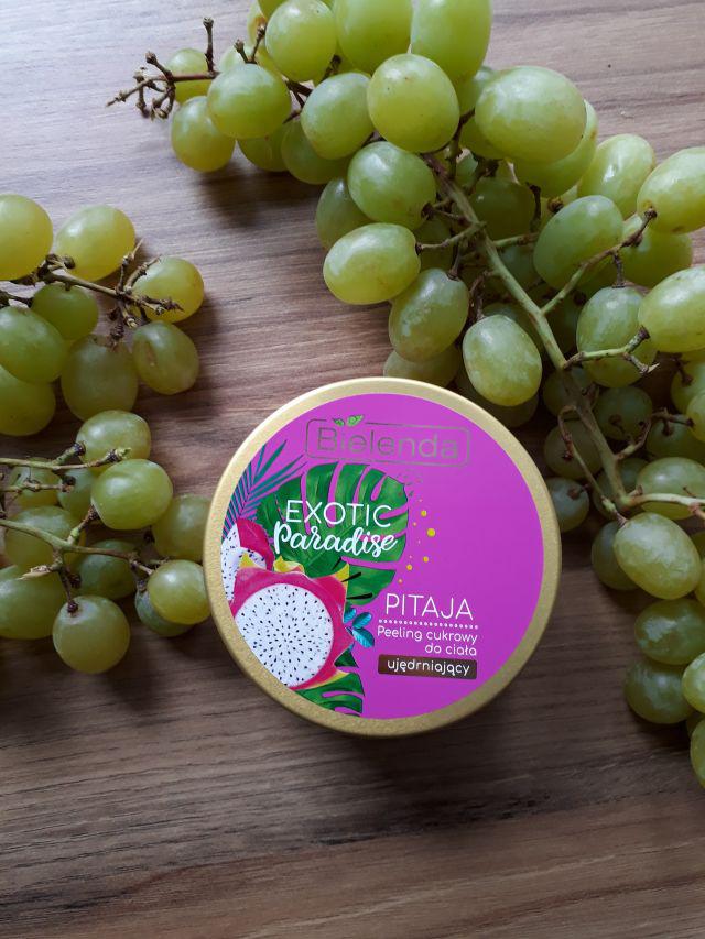Bielenda Exotic Paradise, Peeling do ciała, Cukrowy, Ujędrniający, Pitaja