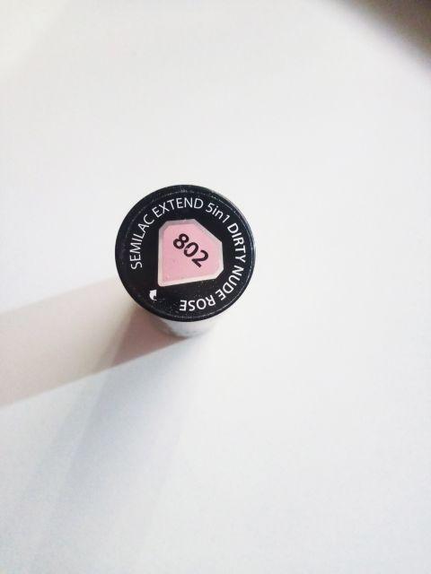 Semilac Extend 5 in 1, Lakier hybrydowy 5 w 1, nr 802 Dirty Nude Rose