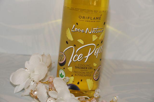 Oriflame Love Nature, Żel pod prysznic, Marakuja i ananas, Ice Pops