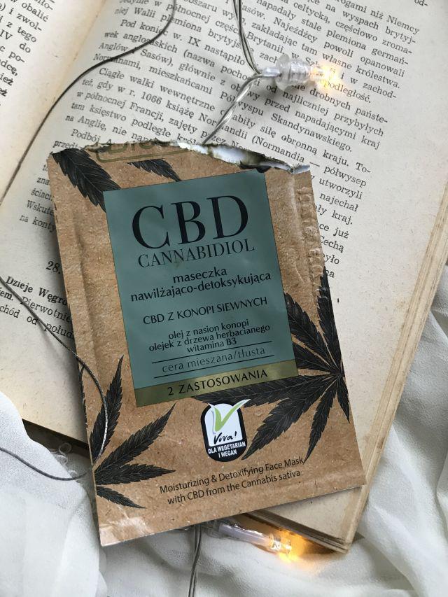 Bielenda CBD, Cannabidiol, Maseczka do twarzy, Nawilżająco-detoksykująca