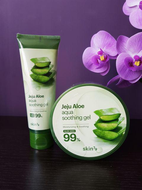 SKIN 79 Jeju Aloe, Aqua Soothing Gel, Żel aloesowy, Łagodzący