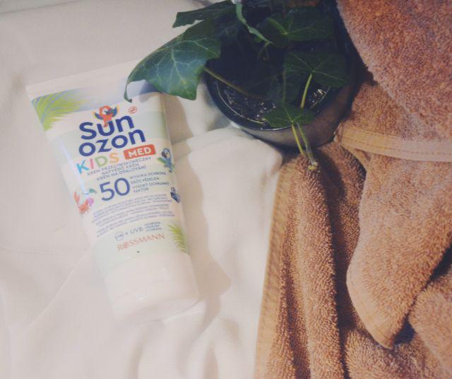 SunOzon kids, Krem przeciwsłoneczny SPF 50, Wysoka ochrona