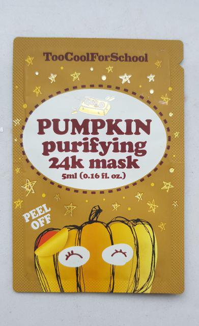 Too Cool For School Pumpkin Purifying 24 K Mask, maska do twarzy peel-off