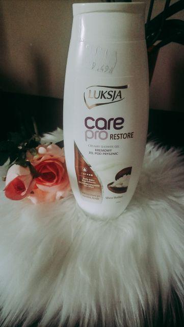 Luksja Care Pro, Restore, Żel pod prysznic, Shea Butter