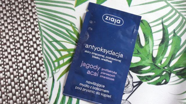 Ziaja Antyoksydacja, Jagody Acai, Mydło z balsamem pod prysznic do kąpieli