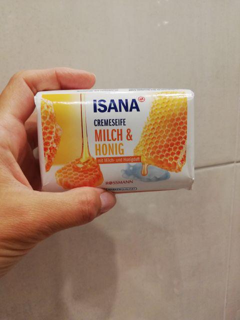 Isana Mydło w kostce, Mleko i miód