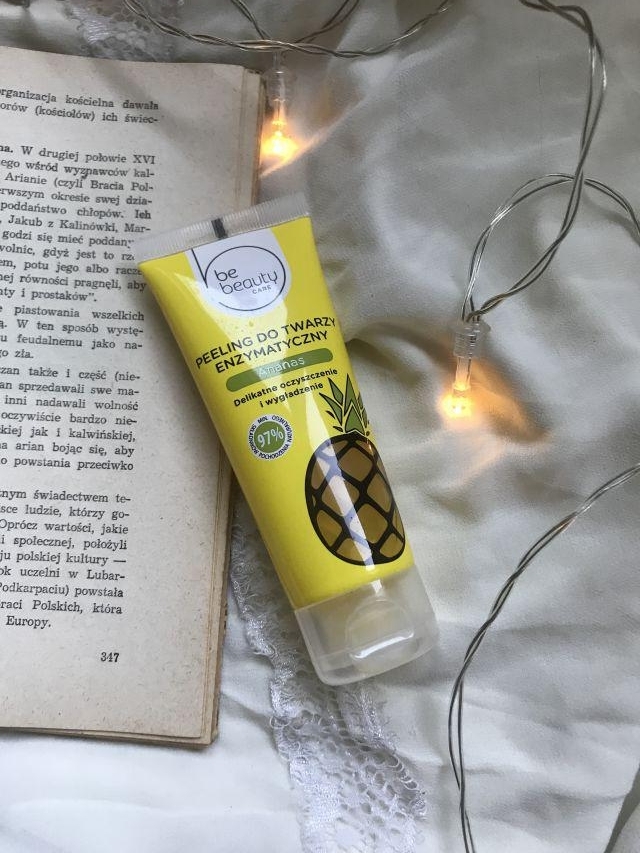 BeBeauty Care, Peeling do twarzy, Enzymatyczny, Ananas, Oczyszczenie i wygładzenie