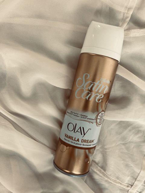 Gilette Satin Care, Żel do golenia, Olay, Vanilla Dream