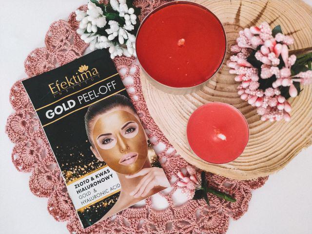 Efektima Maseczka do twarzy, Gold Peel-Off, Złoto & Kwas hialuronowy