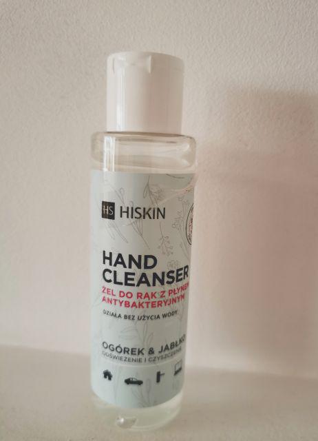 HS Hiskin Hand Cleanser, Żel do rąk z płynem antybakteryjnym, Odświeżenie i czyszczenie, Ogórek i jabłko
