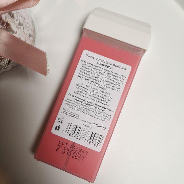 RONNEY Wosk do depilacji ciała, Truskawkowy 