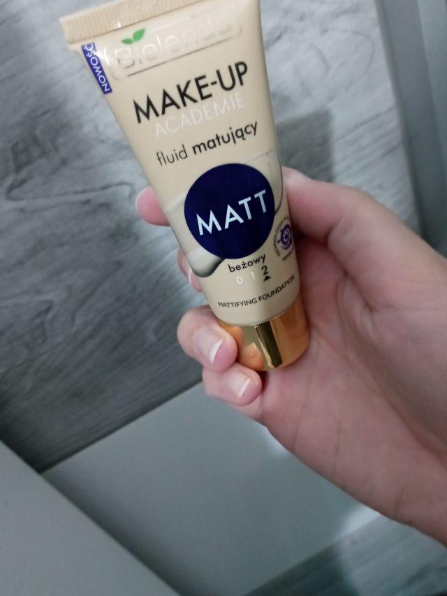 Bielenda Make-Up Academie, Fluid matujący, Matt, nr 2 beżowy