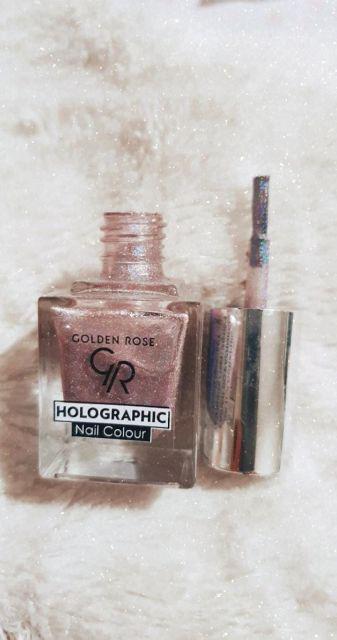 Golden Rose, Holographic, Lakier do paznokci, nr 03