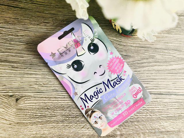 Eveline Magic Mask, Maska w płacie, Oczyszczająca, Cute Unicorn