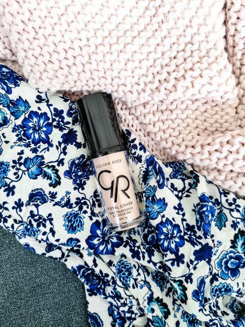 Golden Rose Total Cover 2in1 Foundation & Concealer, Podkład do twarzy i korektor, nr 02 Ivory