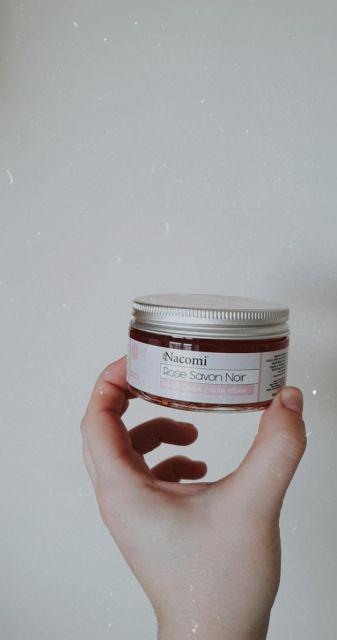 Czarne ale rózowe mydło