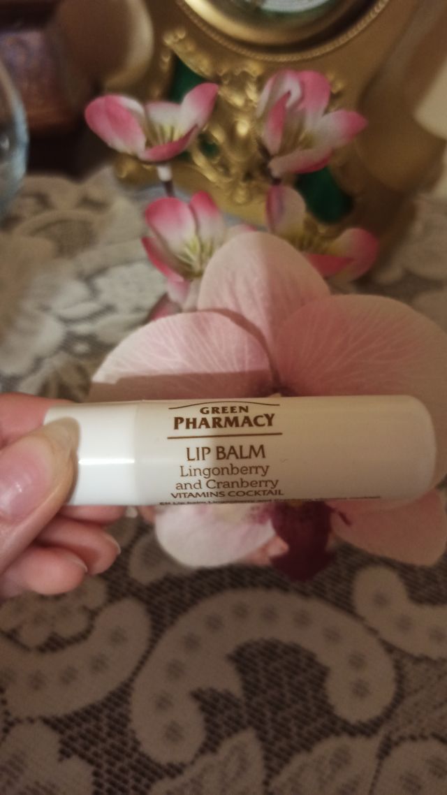 Green Pharmacy Balsam do ust, Koktajl witaminowy, Brusznica i żurawina, SPF 10
