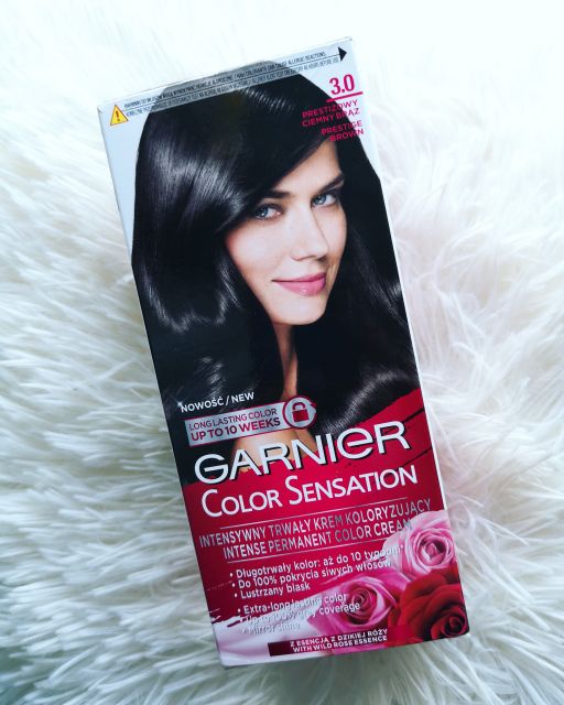 Garnier Color Sensation, Krem koloryzujący do włosów, Intensywny i trwały, nr 3.0 Ciemny Brąz