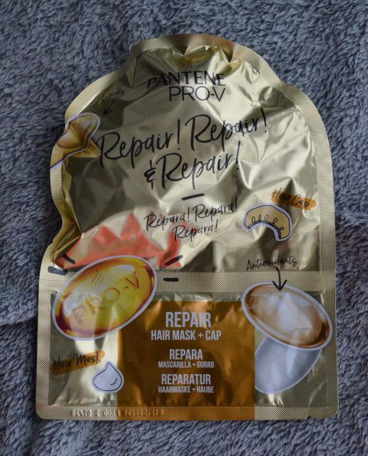 Pantene Pro-V Repair! Repair! & Repair!, Maska do włosów z czepkiem, Odbudowa