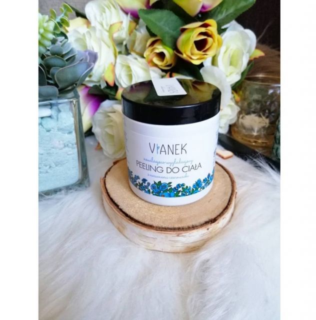 Sylveco Vianek, Peeling do ciała, Seria niebieska, Nawilżająco-wygładzający