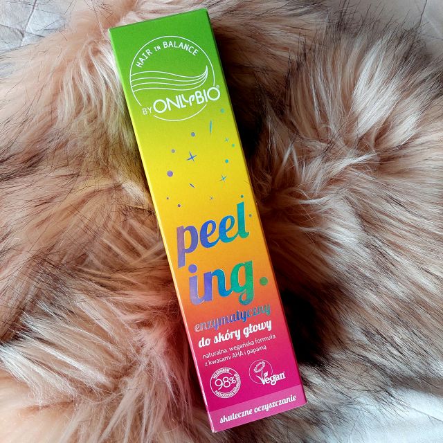 OnlyBio Hair Balance, Peeling enzymatyczny do skóry głowy, Kwasy AHA i papaina