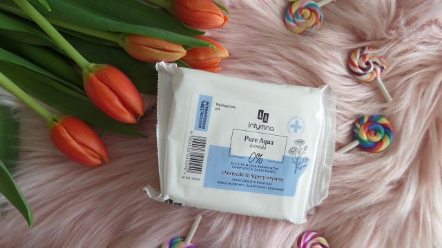 AA intymna, Chusteczki do higieny intymnej, Pure Aqua, Nawilżenie i komfort