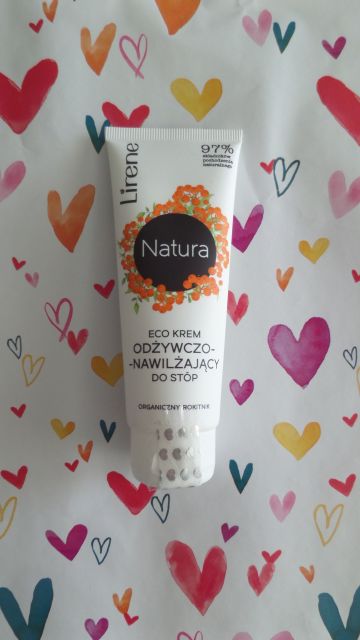 Lirene Natura, Eco, Krem do stóp, Odżywczo-nawilżający, Organiczny rokitnik