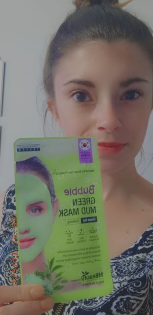 MBeauty Cosmetics Maska do twarzy, Bubble Green MUD Mask 