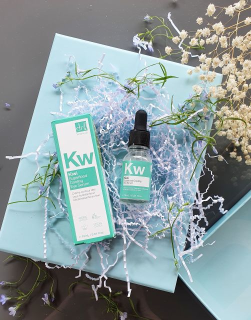 Dr. Botanicals Superfood, Cooling Eye Serum, Serum pod oczy, Chłodzące, Kiwi
