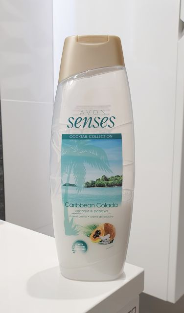 Avon Senses, Żel pod prysznic, Caribbean Colada