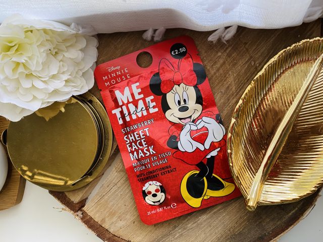 Minnie mouse maska truskawkowa mad beauty 
