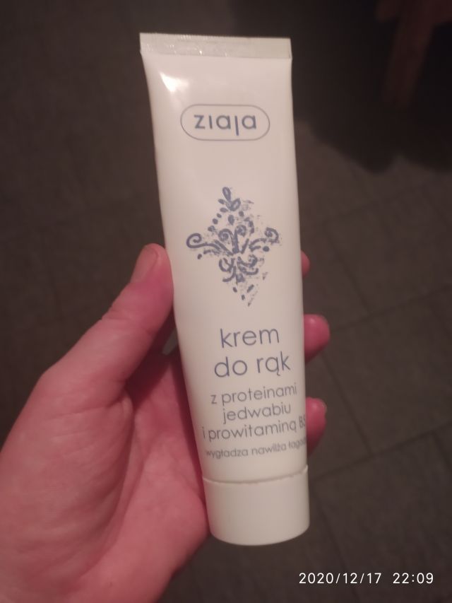 Ziaja Krem do rąk, Wygładza, nawilża, koi, Z proteinami jedwabiu i prowitaminą B5