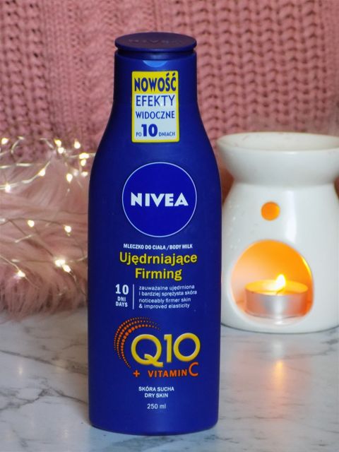 Nivea Mleczko do ciała, Ujędrniające, Q10 + wit. C, Skóra sucha